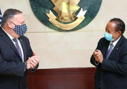 حمدوك: بحثت مع بومبيو حذف اسم السودان من قائمة الإرهاب