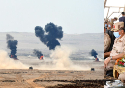 رئيس أركان حرب القوات المسلحة يشهد المرحلة الرئيسية لمشروع تكتيكى بجنود بالذخيرة الحية لإحدى وحدات الجيش الثانى الميدانى …