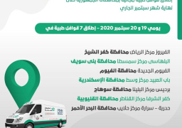 إطلاق ٧ قوافل طبية ضمن مبادرة رئيس الجمهورية “حياة كريمة”
