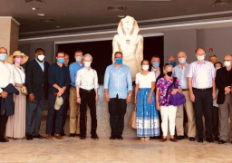 العناني و٣٠ سفيراً في زيارة لمتحف شرم الشيخ قبيل افتتاحه الوشيك