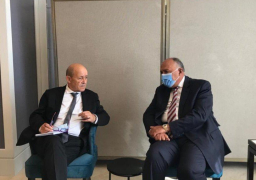 شكري يلتقي وزير خارجية فرنسا على هامش الاجتماع الوزاري الرباعي بعمّان