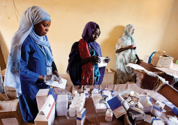 البعثة الطبية المصرية بالسودان تجري الكشف الطبي على 19 ألف حالة