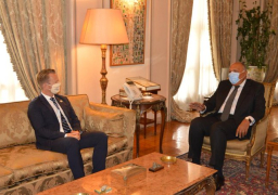 بالصور.. شكرى يلتقى نظيره الدنماركى ويعقدان جلسة مباحثات رسمية بالقاهرة