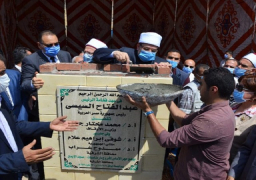 وزير الأوقاف ومحافظ الشرقية يضعان حجر الأساس لمسجد بالزقازيق