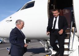ايمانويل ماكرون يصل بغداد قادماً من بيروت