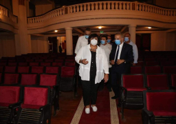 وزيرة الثقافة تتفقد مسرح ليسيه الحرية بالإسكندرية تمهيدا لإعادة تشغيله