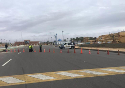 تحويلات مرورية بطريق الأوتوستراد لإنشاء كوبرى جديد بالتونسى