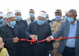وزير الأوقاف يفتتح مسجد الشهيد أحمد المنسي ويوجه التحية للقوات المسلحة