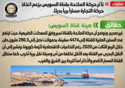 الحكومة: حركة الملاحة بقناة السويس وفق معدلاتها الطبيعية