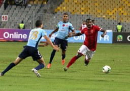 الأهلي بزيه الاحتياطي الأسود أمام الوداد المغربي