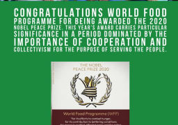 المشاط تهنئ برنامج الأغذية العالمي بعد فوزه بجائزة نوبل للسلام