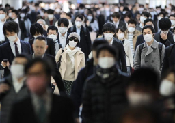 إصابات فيروس كورونا في اليابان تكسر حاجز الـ 100 ألف حالة