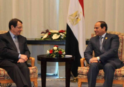 الرئيس السيسي يجري مباحثات في نيقوسيا مع نظيره القبرصي