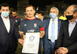 وزير الرياضة: مصر تحصل على رقم قياسي بـ”جينيس” بتسجيل أكبر لاعب بالعالم