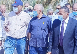 وزير الري يقوم بزيارة واحة سيوة لمتابعة أهم مشروعات وزارته