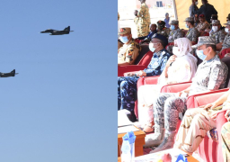 رئيس الاركان يحضرالتدريب الجوى المصرى السودانى المشترك “نسور النيل–1”