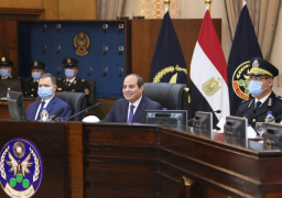 الرئيس يحضر اختبار کشف الهيئة للطلبة المتقدمين للالتحاق بكلية الشرطة