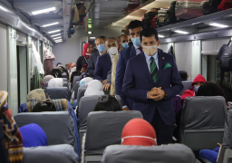 وزيرا الشباب والنقل يودعان المشاركين في الفوج الأول من قطار الشباب