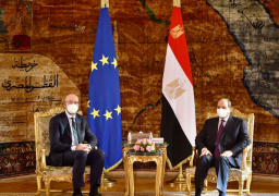 السيسي وميشيل يبحثان التوتر بين العالمين الإسلامي والأوروبي