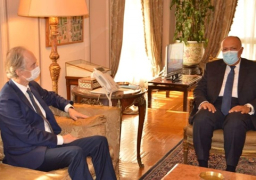 وزير الخارجية يستقبل مبعوث الأمم المتحدة الخاص بسوريا