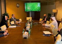 وزيرة التجارة والصناعة تبحث مع ممثلي شركة دبي للاستثمار خطط الشركة لإنشاء مجمع استثماري متكامل بمنطقة كوم أوشيم بالفيوم