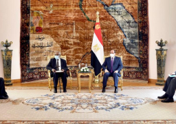 الرئيس عبد الفتاح السيسي يستقبل رئيس جمهورية ناميبيا الأسبق.. ويؤكد اعتزاز مصر بالعلاقات الثنائية ويؤكد مجددا ثوابت موقف مصر للتوصل إلى اتفاق قانوني ملزم بشأن سد النهضة