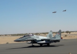 رئيس الأركان يحضر المرحلة الرئيسية للتدريب الجوى المصرى السودانى