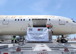 طائرة مساعدات طبية إماراتية تصل إلى الأردن لدعمها في مواجهة كورونا