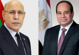 الرئيس عبد الفتح السيسي يتلقي اتصال هاتفي من نظيرة الموريتاني تناول تعزيز التعاون الثنائي المشترك بين البلدين الشقيقين