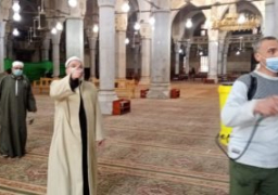 الأوقاف: تواصل أعمال تطهير وتعقيم المساجد في جميع المحافظات