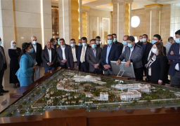 وزيرة التعاون الدولي والوفد الوزارى العراقي يتفقدون العاصمة الإدارية