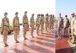 رئيس الأركان يشهد المرحلة الرئيسية للمشروع التكتيكى بجنود “صمود – 16”