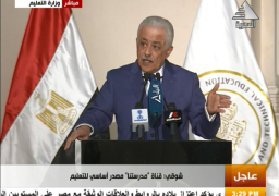 شوقي: جداول أسبوعية على موقع الوزارة بشأن دروس القنوات التعليمية