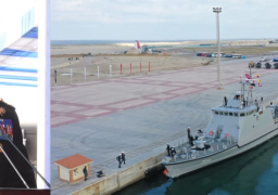 وصول الفرقاطة “الجلالة” من طراز “فریم بيرجامینى” إلى قاعدة الإسكندرية