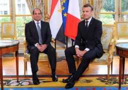 قمة مصرية – فرنسية اليوم فى قصر الإليزية بين الرئيسين السيسى وماكرون