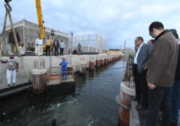 وفد التخطيط يتابع الموقف التنفيذي لمشروع انشاء ميناء صيد رشيد بالبحيرة