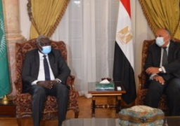 وزير الخارجية يستقبل رئيس مفوضية الاتحاد الأفريقى فى قصر التحرير