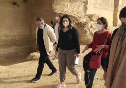 استقبلت منطقة بني حسن الأثرية بمحافظة المنيا، وفدا من وزارة السياحة والآثار، والمعهد الهولندي بالقاهرة، لتفقد المنطقة،