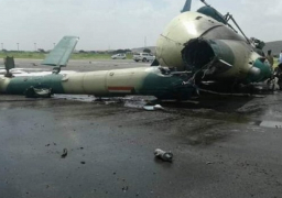 تحطم مروحية عسكرية سودانية بالقضارف ونجاة طاقمها