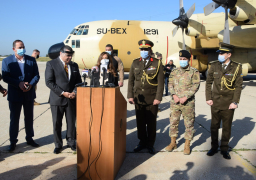 القوات المسلحة المصرية ترسل مساعدات طبية إلى الجيش اللبنانى