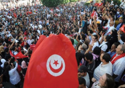 تظاهرات حاشدة في تونس وسط انتشار أمني كثيف
