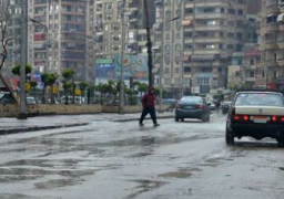 أمطار متفاوتة الشدة على مناطق متفرقة من القاهرة والجيزة