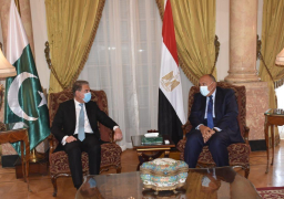 وزير الخارجية يستقبل نظيره الباكستاني بقصر التحرير
