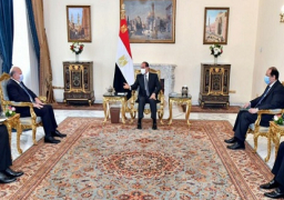 الرئيس السيسي يتسلم رسالة من نظيره العراقي خلال استقباله وزير الخارجية فؤاد حسين