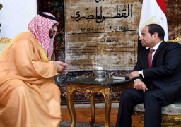 السيسي يتقدم بخالص التهاني لولي عهد السعودية على تمام الشفاء والعافية