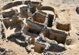 البعثة النرويجية الفرنسية تكتشف بقايا ثلاث كنائس وقلالي للرهبان بالواحات البحرية|صور