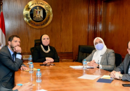 بالصور.. وزيرة التجارة تستعرض مع «النقد الدولي» جهود الدولة لزيادة الصادرات