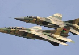 سلاح الجو الليبي يدك مواقع لتنظيم داعش في مدينة أوباري