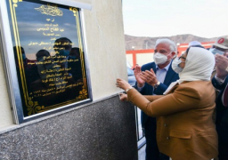 وزيرة الصحة ومحافظ جنوب سيناء يفتتحان مستشفى طابا المركزي بتكلفة 36 مليون جنيه