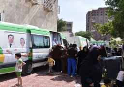 بالصور .. الصحة تطلق قوافل طبية فى 7 محافظات ضمن المبادرة الرئاسية حياة كريمة